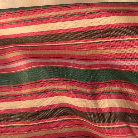 Kate Spade Y2K Vintage Shoulder Purse Mauve Pink Brown stripes, Black Handle - Picture 3 of 7